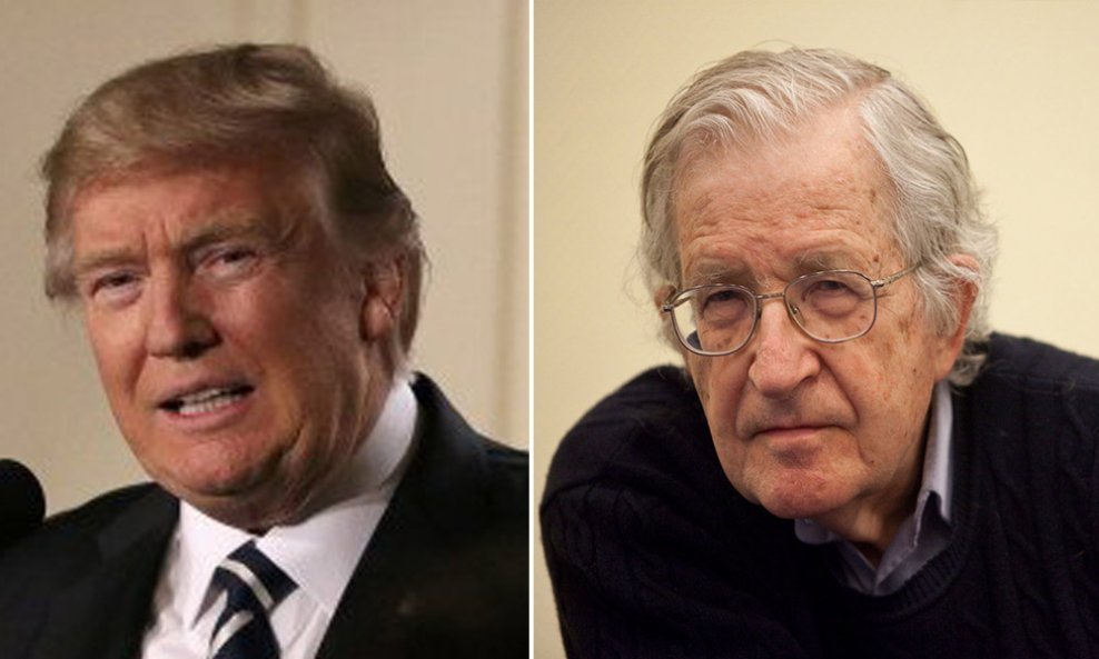 Donald Trump, Noam Chomsky