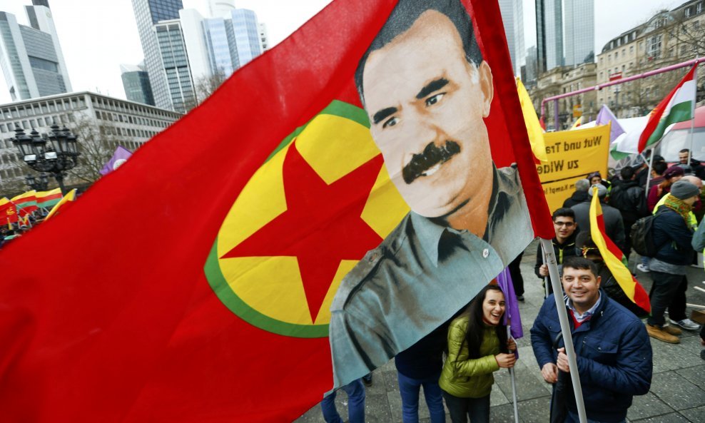 Kurdi prosvjeduju slaveći svog povijesnog vođu Abdulaha Ocalana