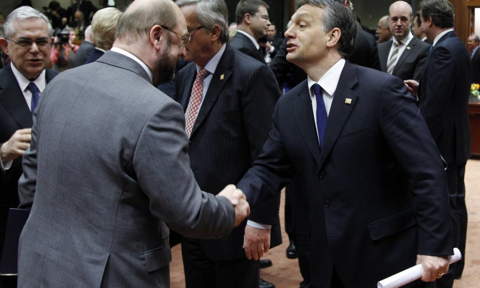 Martin Schultz i mađarski premijer Viktor Orban