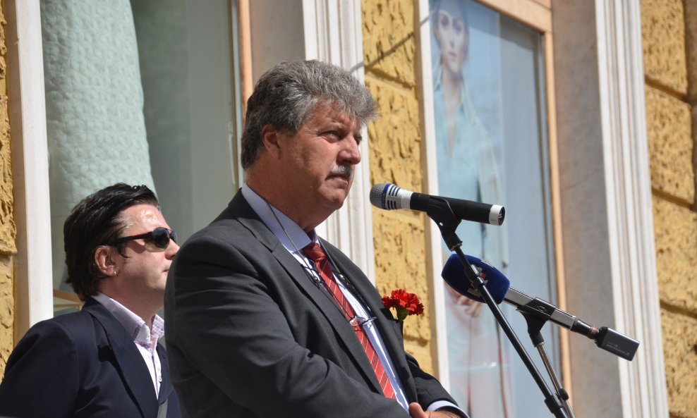 Bruno Bulić, predsjednik Sindikata Istre i Kvarnera 01.05.2015., Pula