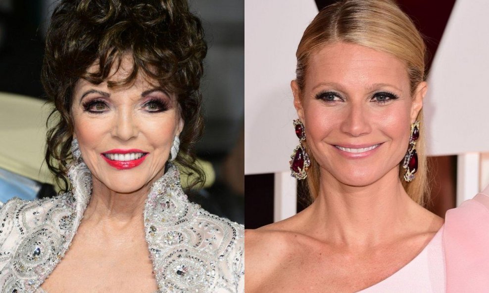 Joan Collins i Gwyneth Paltrow