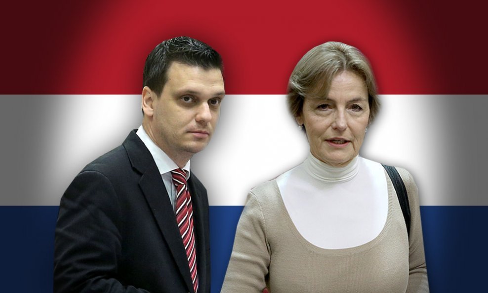 Igor Kolman i Vesna Pusić