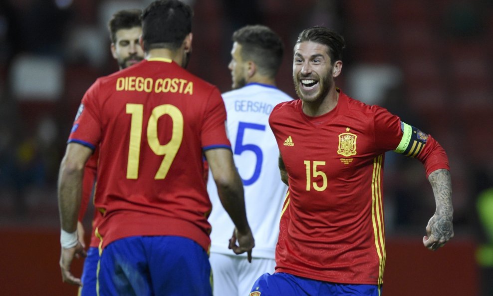 Španjolci su bili uvjerljivi, Diego Costa i Sergio Ramos