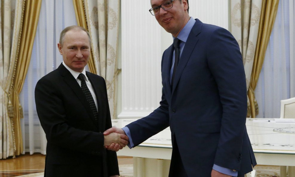 Vladimir Putin i Aleksandar Vučić