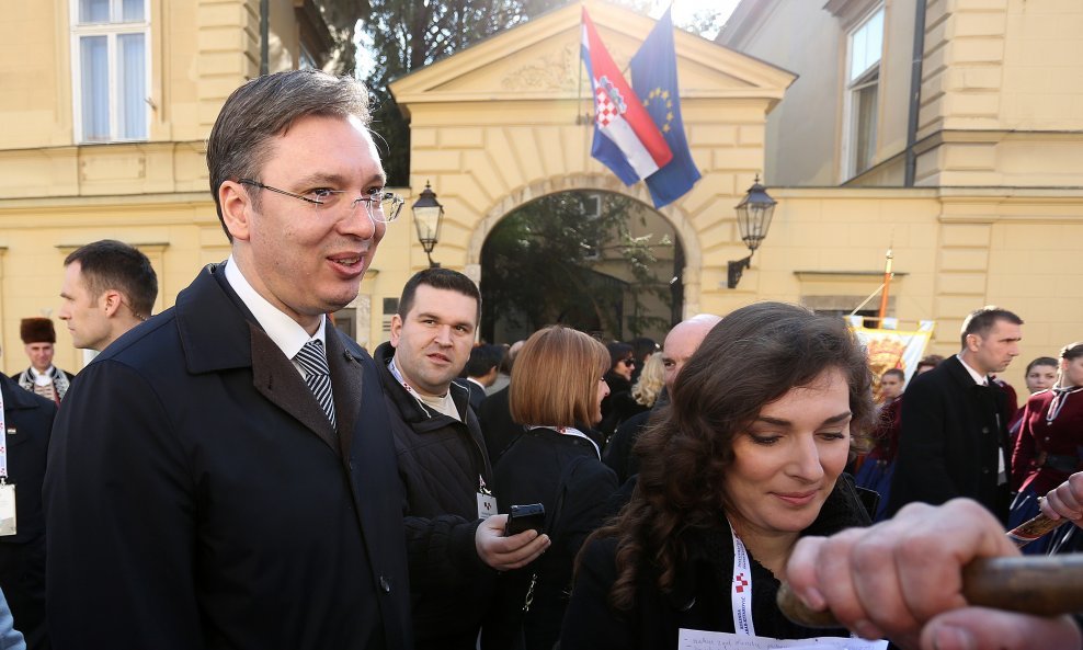Aleksandar Vučić u Zagrebu / Arhiva