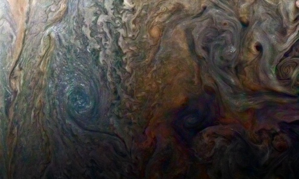 Dark Spot and Jovian ‘Galaxy’