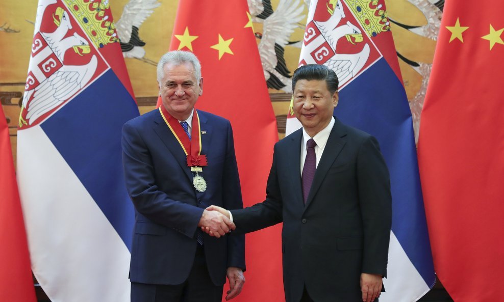 Predsjednici Srbije i Kine Tomislav Nikolić i Xi Jinping
