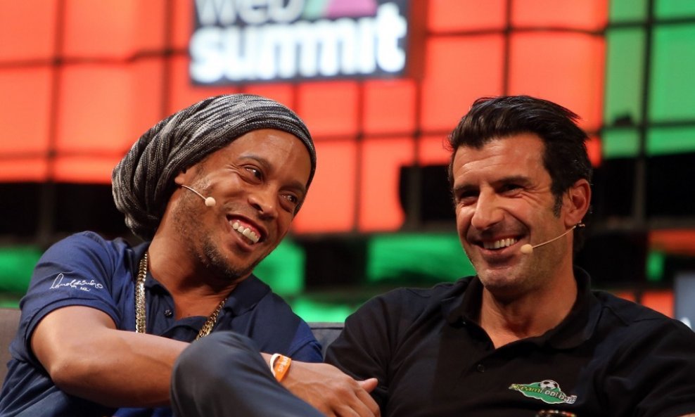 Ronaldinho i Luis Figo