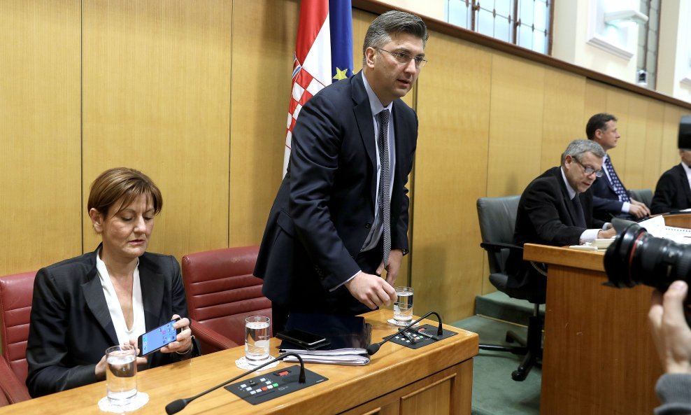 Andrej Plenković i Martina Dalić