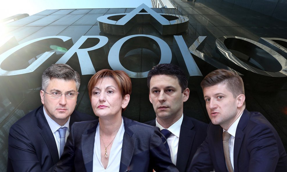 Andrej Plenković, Martina Dalić, Božo Petrov i Zdravko Marić