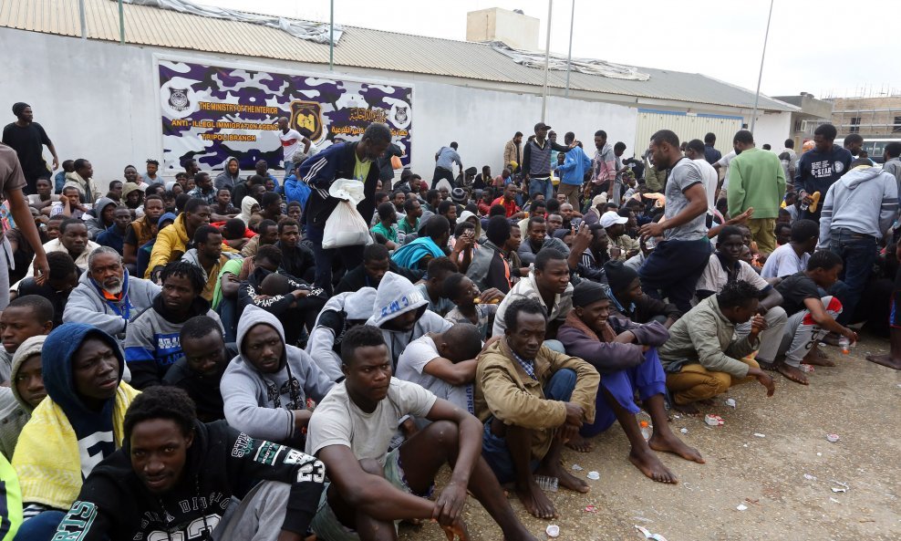 Migranti u Tripoliju (Ilustracija)