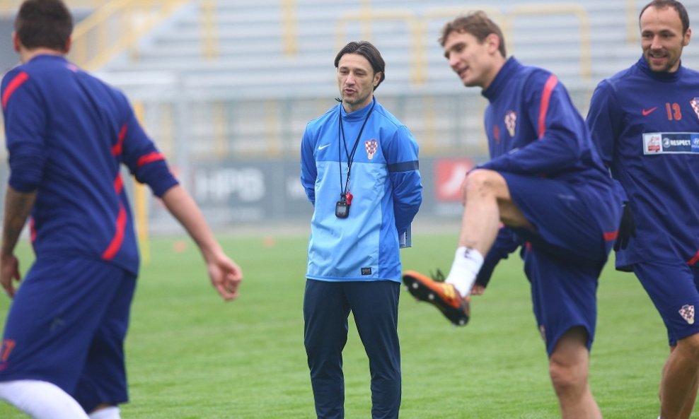 trening hrvatska nogometna reprezentacija Gordon Schildenfeld, Niko Kovač, Nikica Jelavić