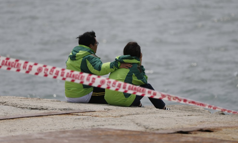 Južna Koreja, potonuli brod