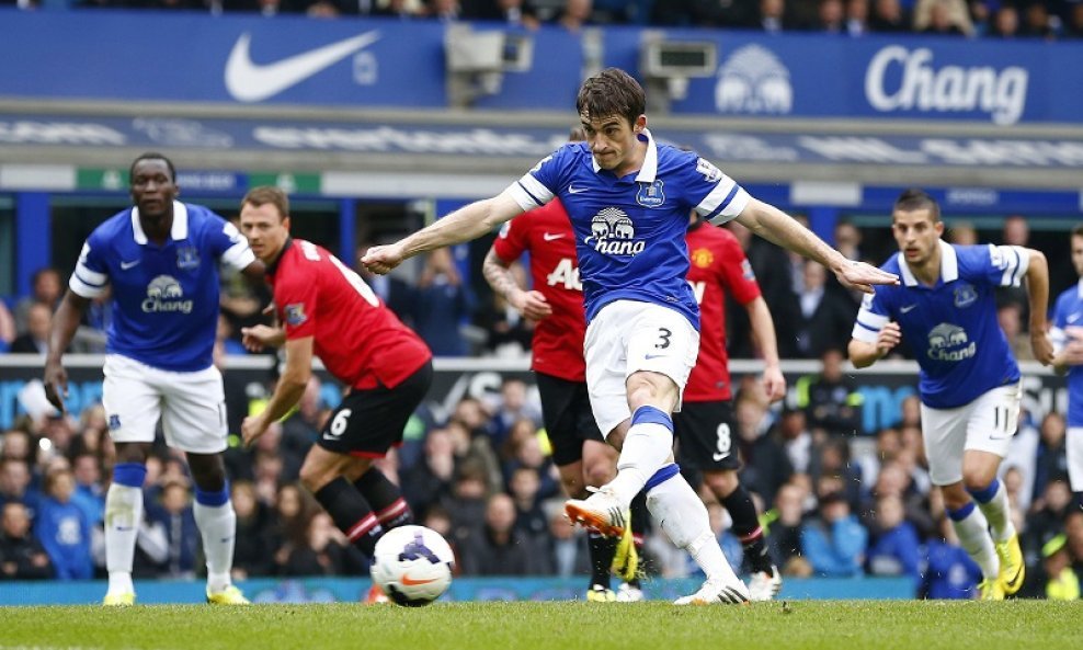 Baines zabija Unitedu