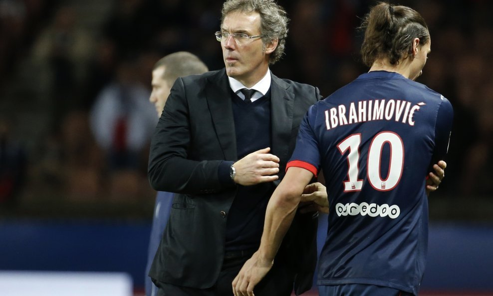 Laurent Blanc i Zlatan Ibrahimović