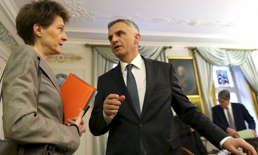 Simonetta Sommaruga i Didier Burkhalter