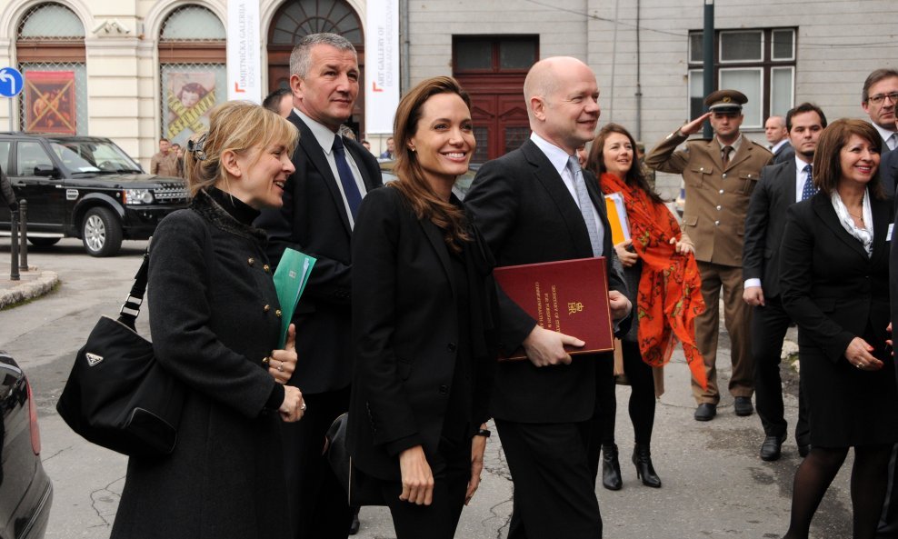 Angelina Jolie i William Hague
