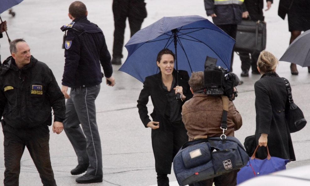 Slavna holivudska glumica Angelina Jolie stigla je u još jedan posjet Sarajevu