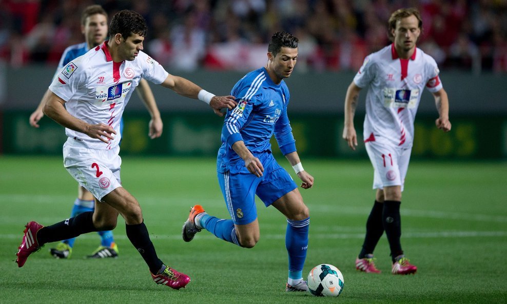 Federico Fazio Cristiano Ronaldo Ivan Rakitić Sevilla Real Madrid