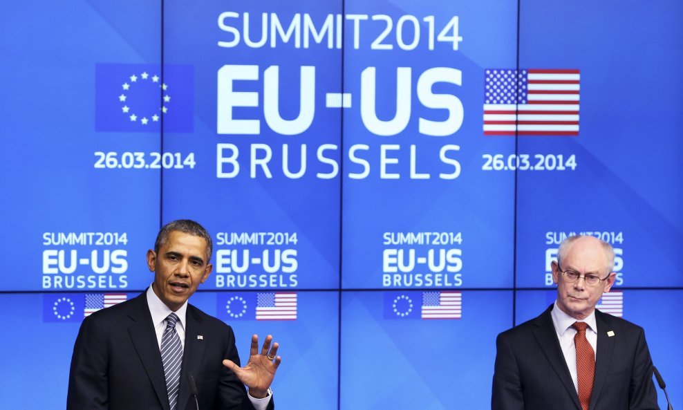Barack Obama i Herman van Rompuy