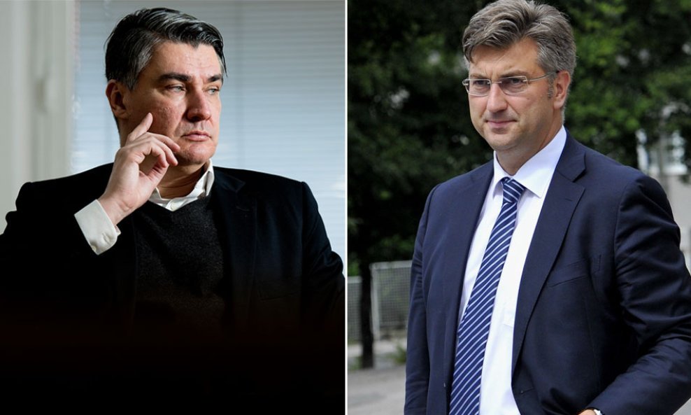 Zoran Milanović i Andrej Plenković