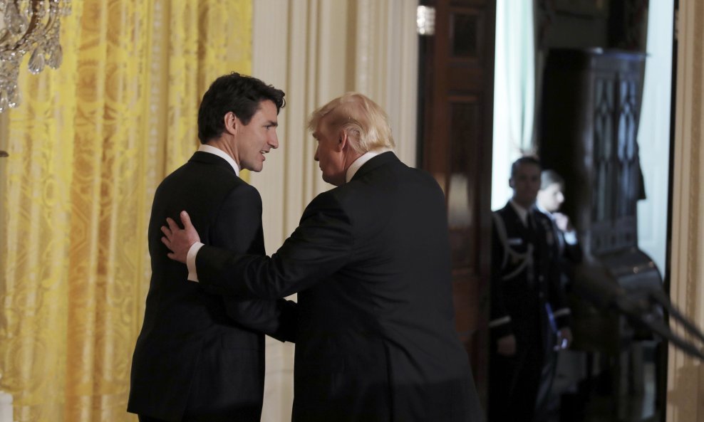 Justin Trudeau i Donald Trump