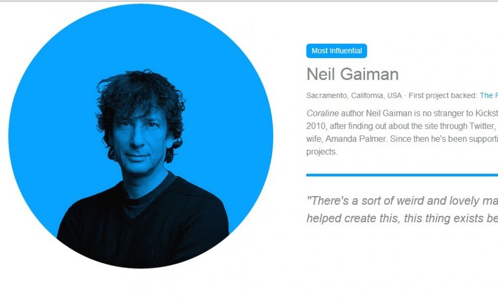 Neil Gaiman Kickstarter