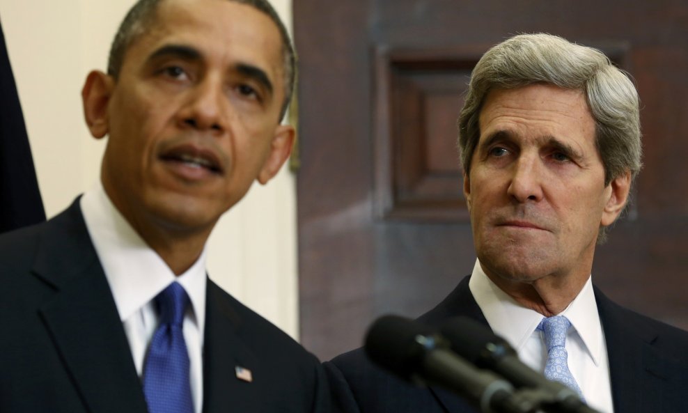 Barack Obama i John Kerry