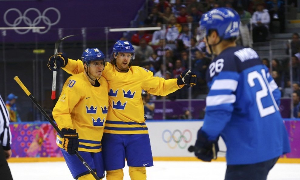 Švedska - Finska (hokej, ZOI Soči 2014)