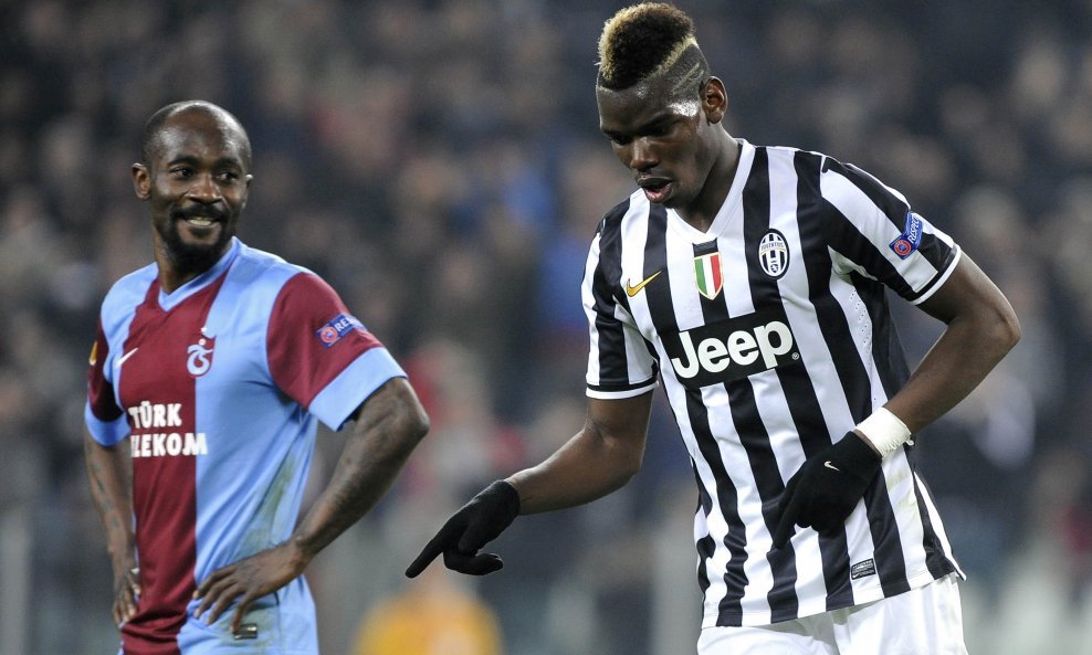 Juventus - Trabzonspor, Paul Pogba i Didier Zokora