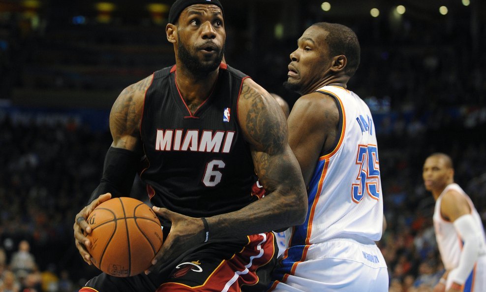 LeBron James i Kevin Durant