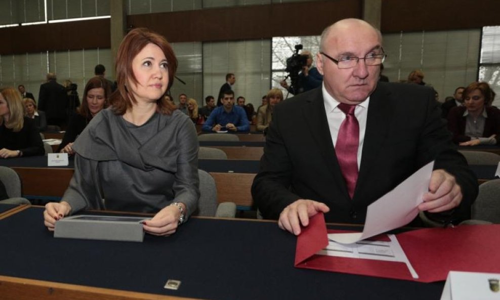 Milanka Opačić i Dario Janković