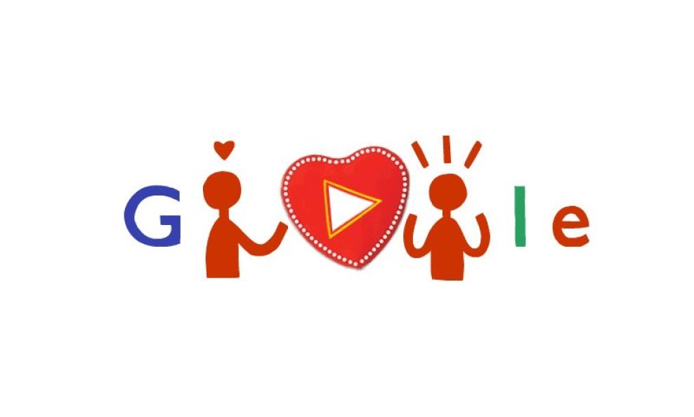 Google Doodle Valentinovo