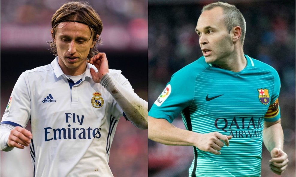 Luka Modrić i Anders Iniesta