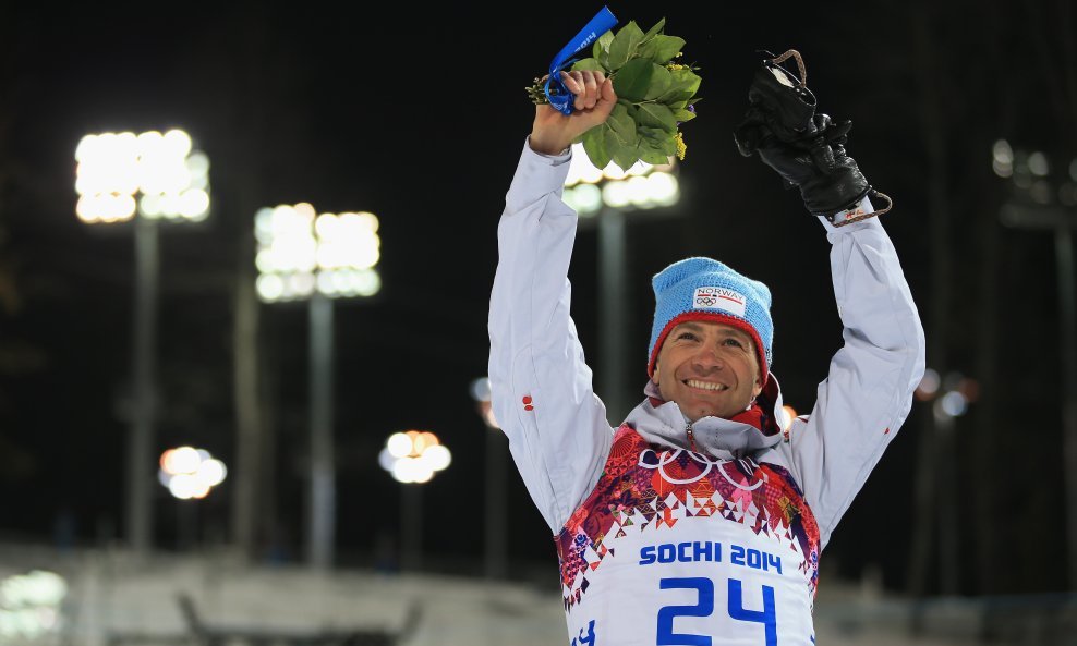 Ole Einar Bjoerndalen biatlon ZOI Soči