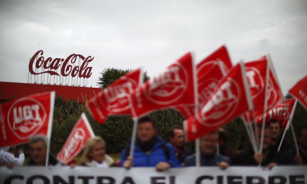 Coca Cola prosvjed u Madridu