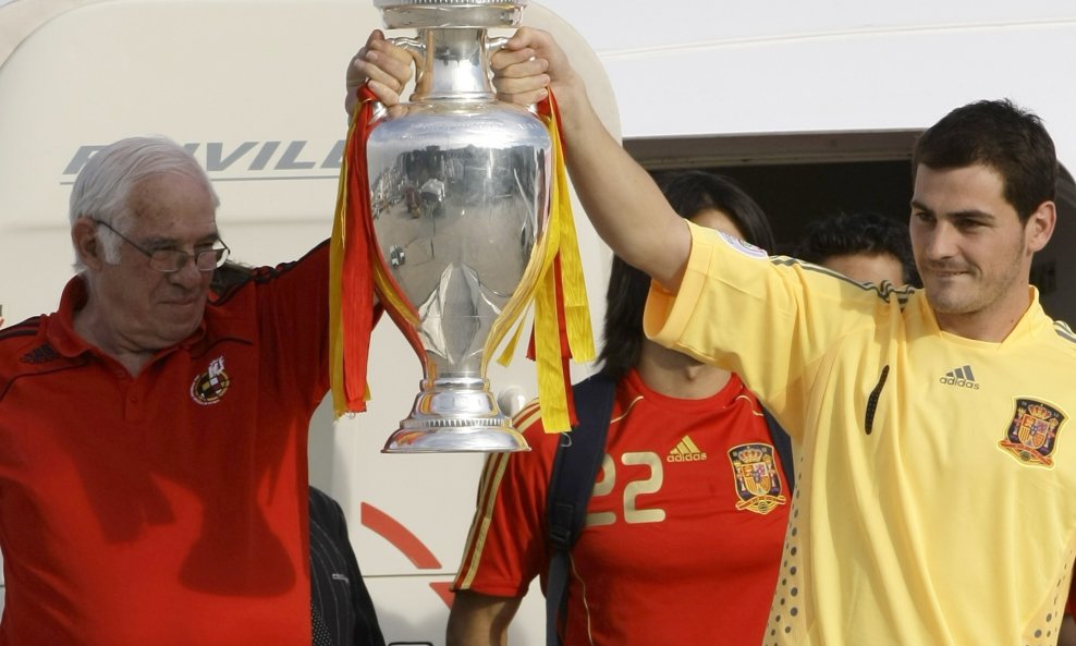 Luis Aragones i Iker Casillas