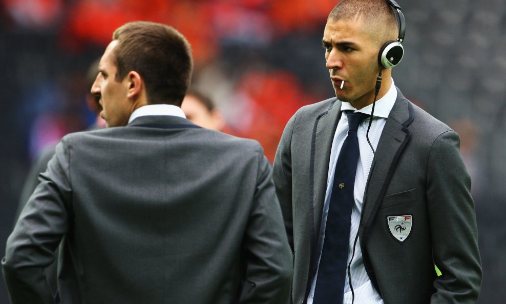 Frank Ribery i Karim Benzema