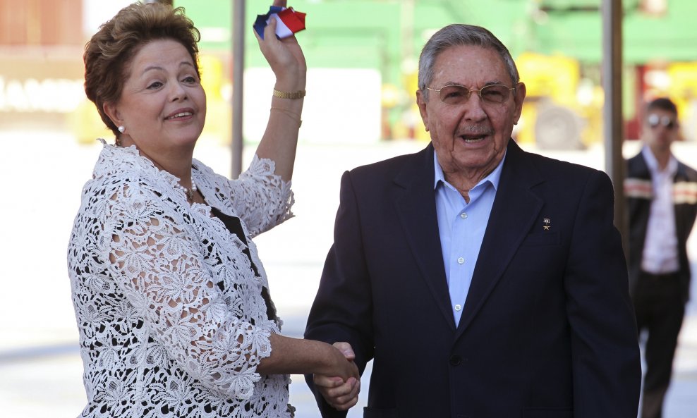 Dilma Rousseff i Raul Castro