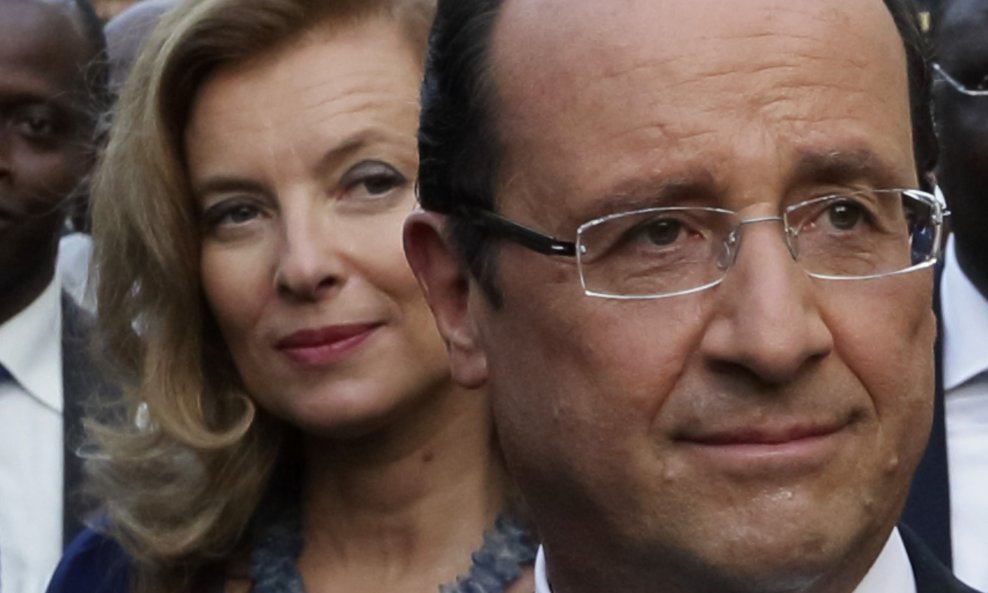 Francois Hollande i Valerie Trierweiler