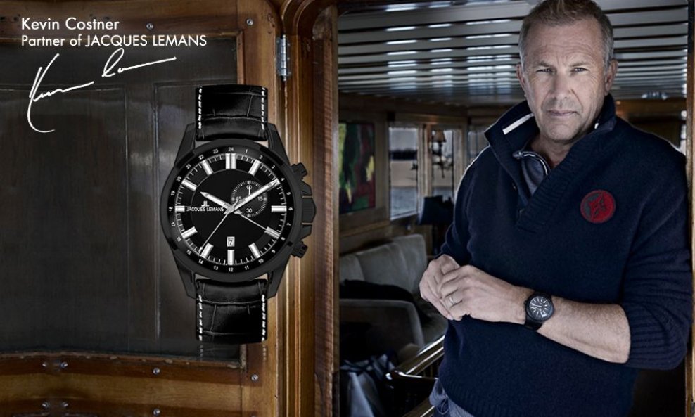 Kevin Costner za brand Jacques Lemans
