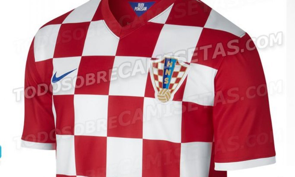 novi dres hrvatske nogometne reprezentacije