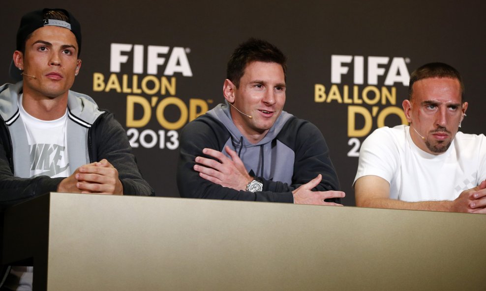 Ronaldo, Messi i Ribery