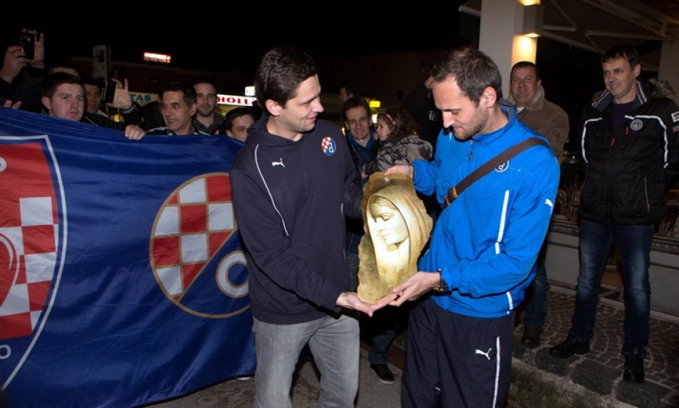 Josip Šimunić i lik Gospe u Međugorju