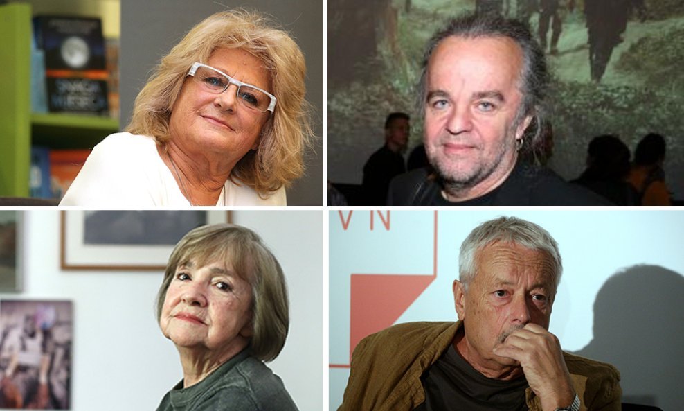 Mani Gotovac, Miljenko Jergović, Irena Vrkljan, Slobodan Šnajder