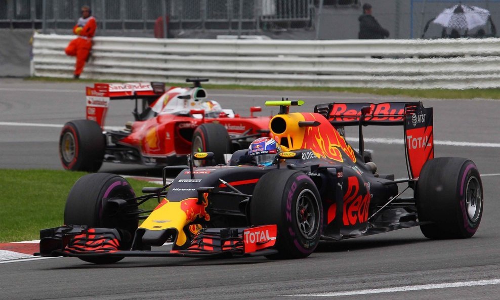 Verstappen i Vettel