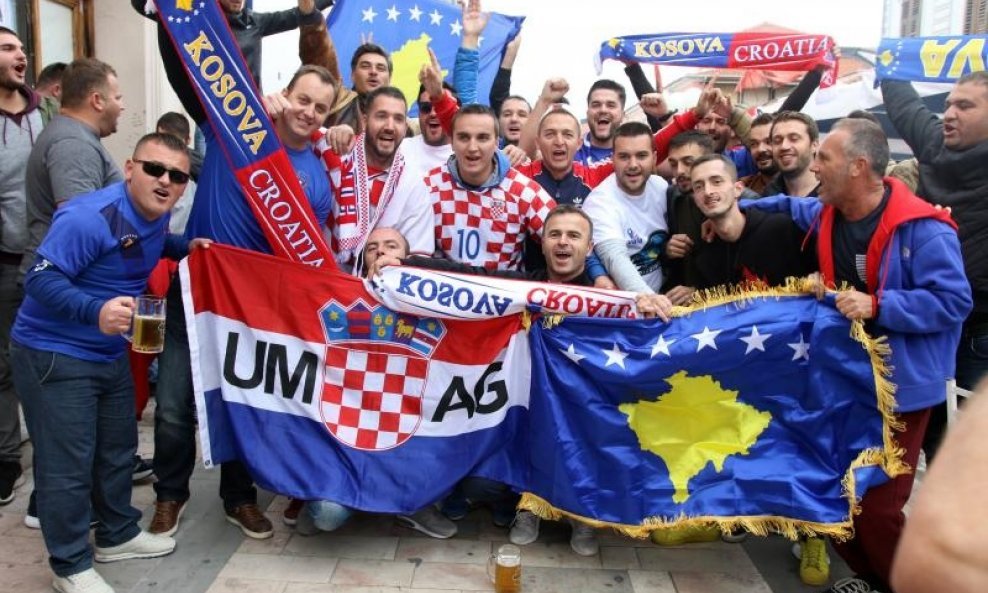 Hrvatski navijači u Albaniji