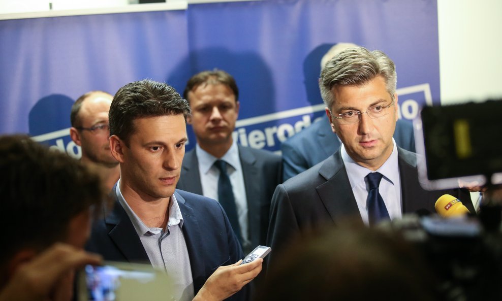 Andrej Plenković Božo Petrov