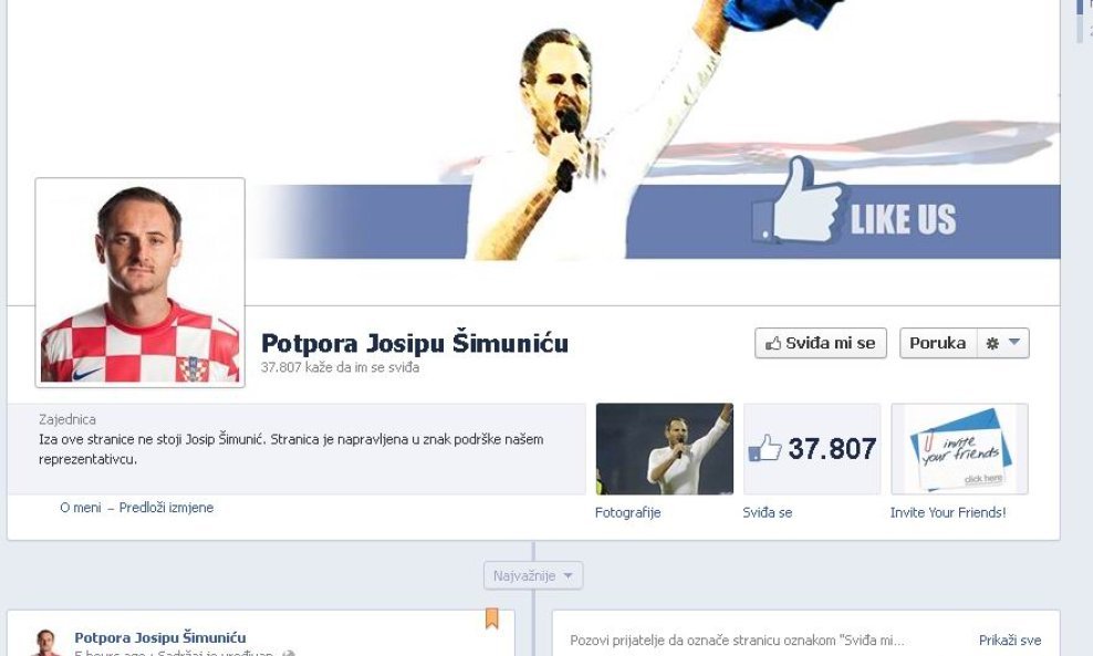 Potpora Josipu Šimuniću