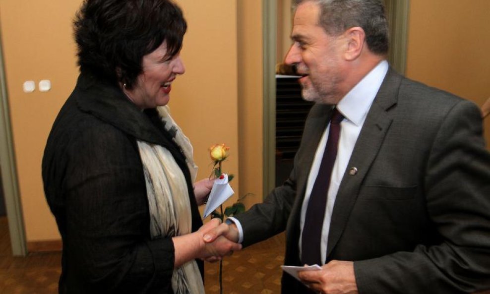 Ljubica Matijević Vrsaljko i Milan Bandić